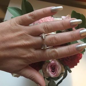 Kinsley Armelle Jewelry - 2-Kinsley Armelle Silver& Gold bling Arrow Ring Kinsley Armelle Jewelry - 2-Kinsley Armelle Silver& Gold bling Arrow Ring